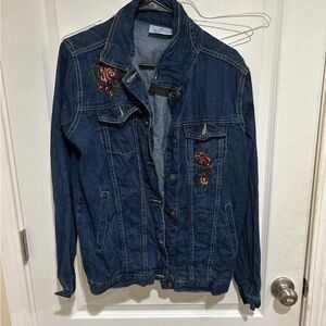 Skyline collection denim jacket M 
Roses